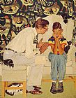 Norman Rockwell Canvas Paintings - The Facts of Life